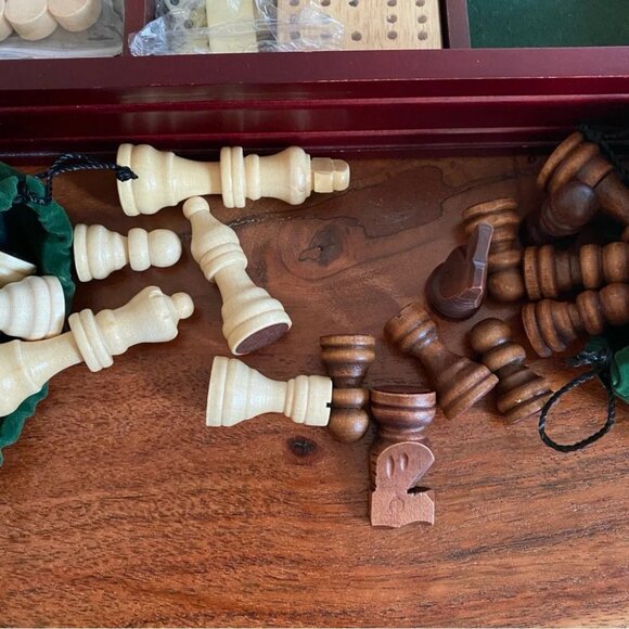 7 in 1 Wooden Game Set NIB - Picture 14 of 16